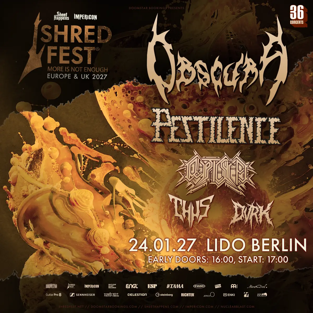 SHRED FEST — Lido, Берлин