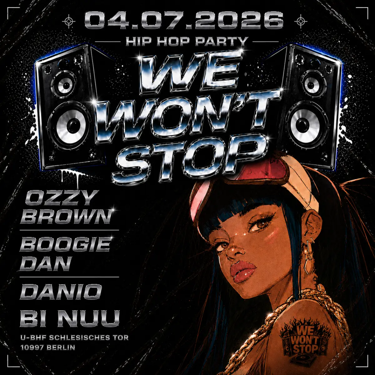 We Won't Stop — Bi Nuu, Berlin