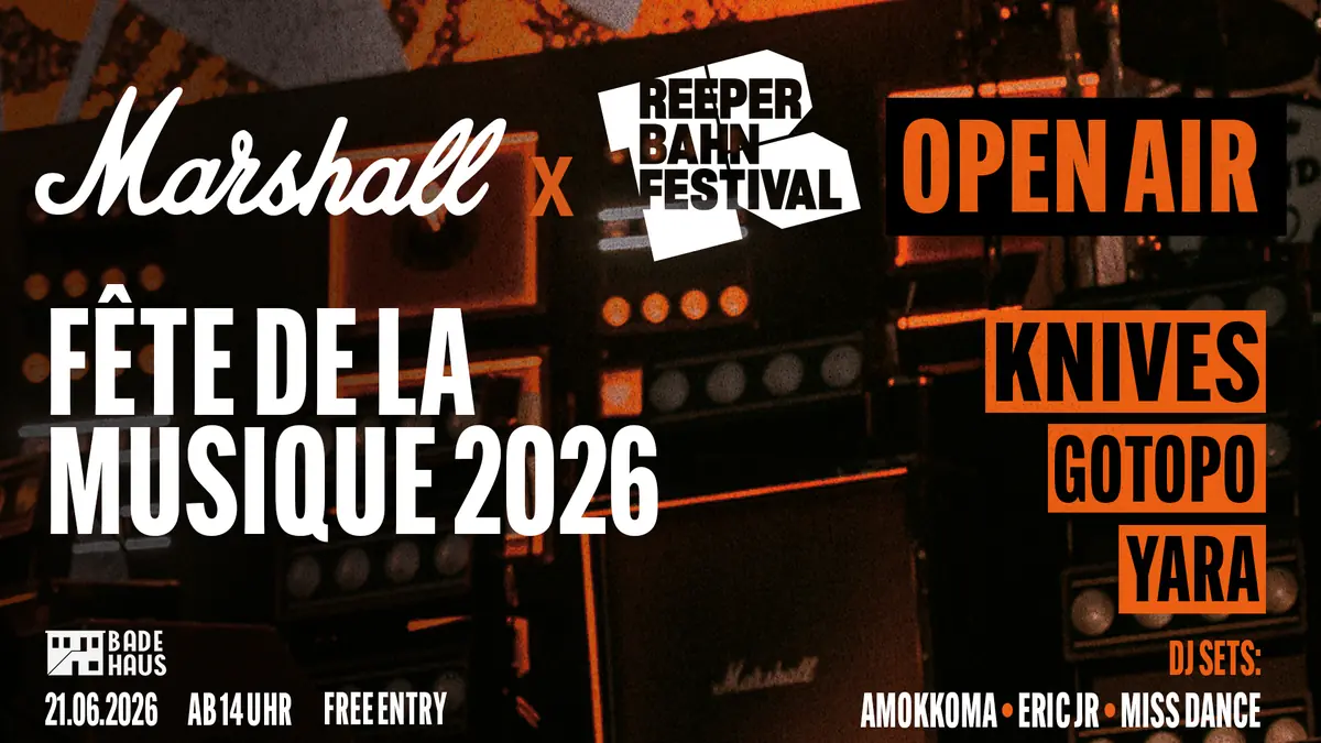 MARSHALL x REEPERBAHN FESTIVAL OPEN AIR — Badehaus, Berlin