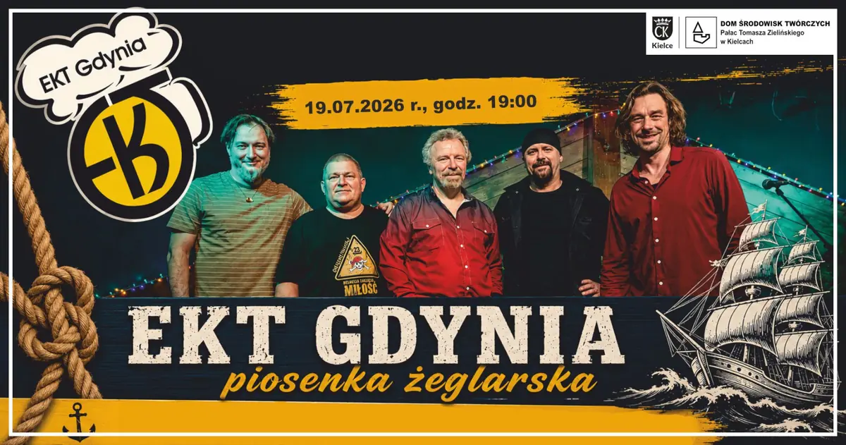 EKT Gdynia – piosenka żeglarska — Pałacyk Zielinskiego w Kielcach, Kielce