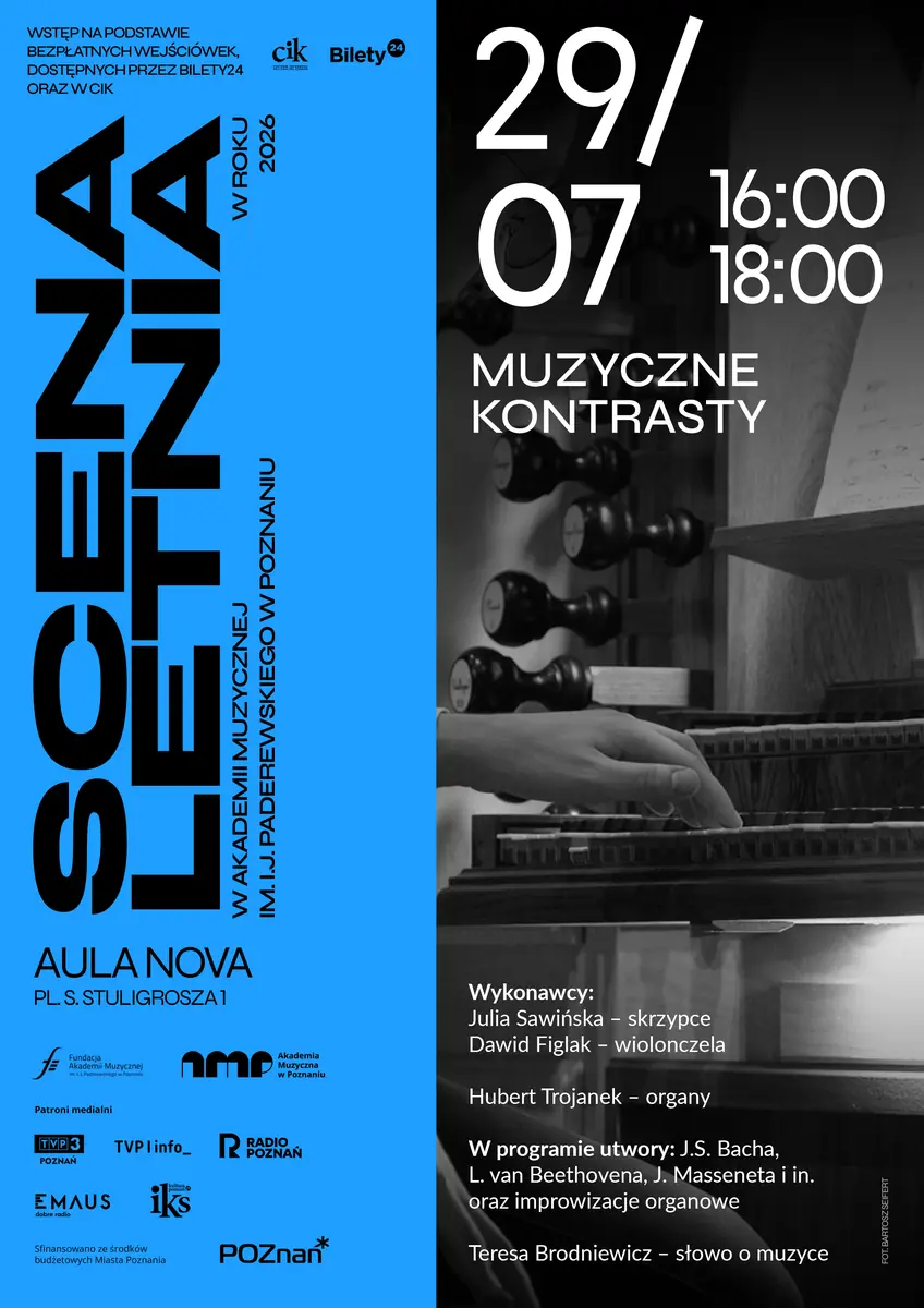 Muzyczne kontrasty (powtórzenie) — Aula Nova Akademii Muzycznej w Poznaniu, Poznań