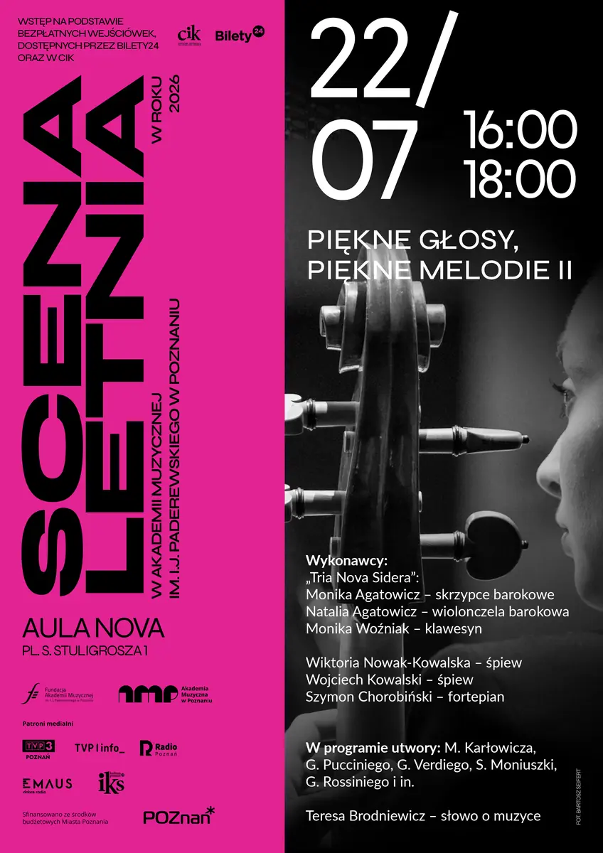 Piękne głosy, piękne melodie II (powtórzenie) — Aula Nova Akademii Muzycznej w Poznaniu, Poznań