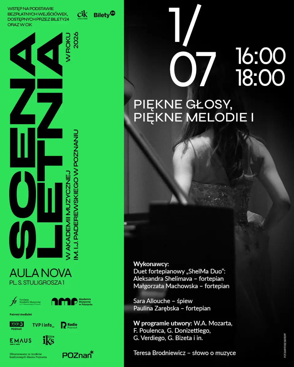 Piękne głosy, piękne melodie I (powtórzenie) — Aula Nova Akademii Muzycznej w Poznaniu, Poznań