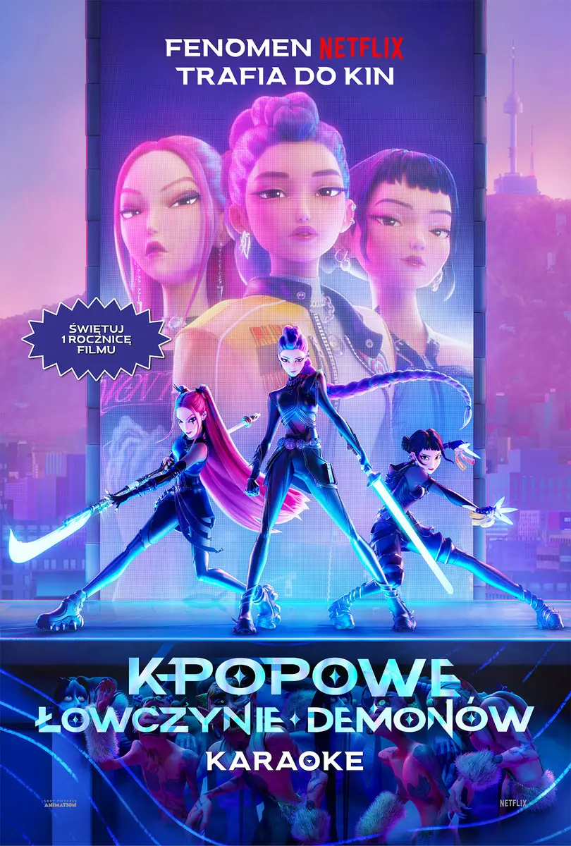 K-popové lovkyně démonů (TITULKY+KARAOKE) — Kino Kosmos w Katowicach, Katovice