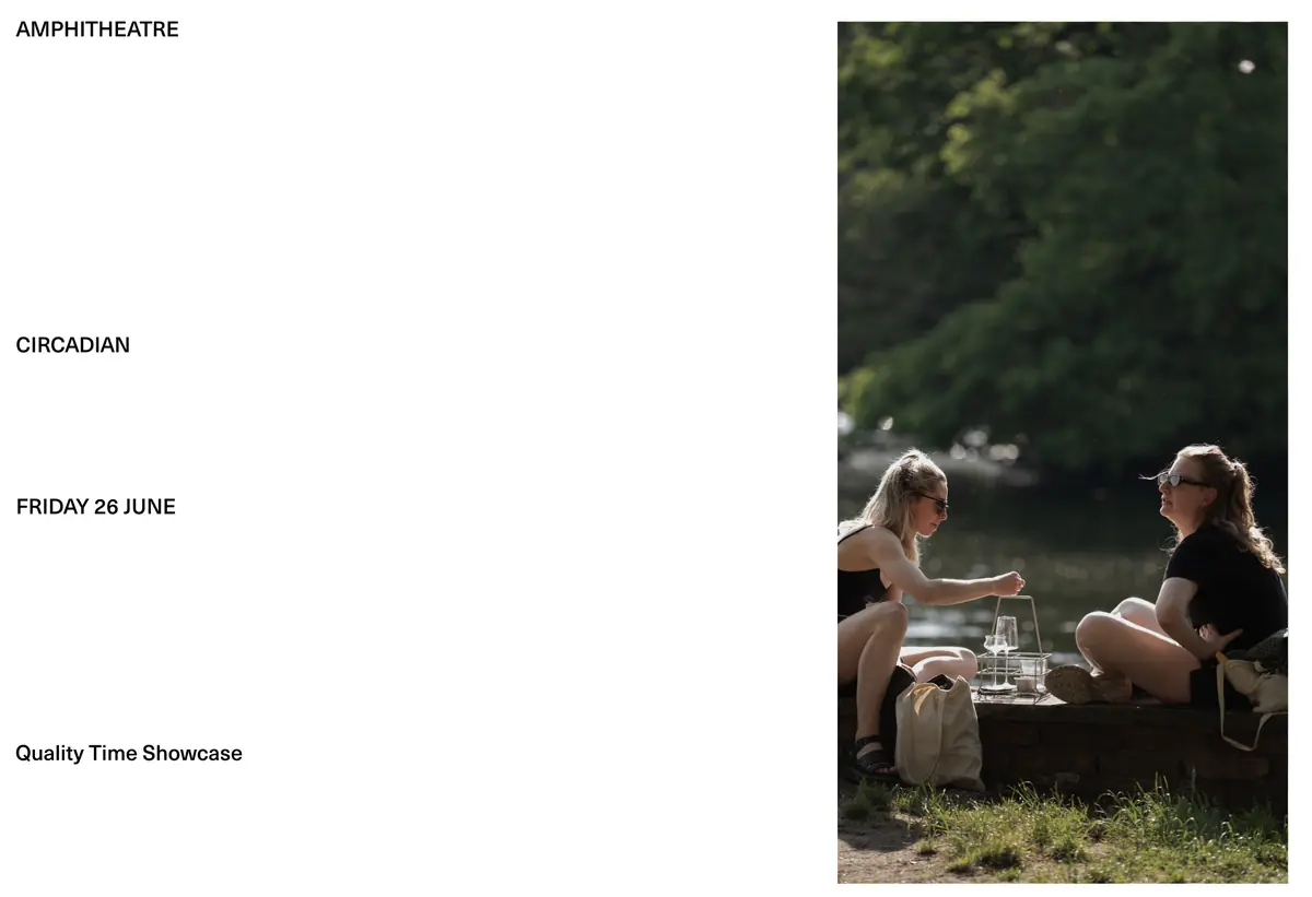 Amphitheatre by Circadian - Quality Time Showcase (pátek) — Amphitheatre by Circadian, Berlín