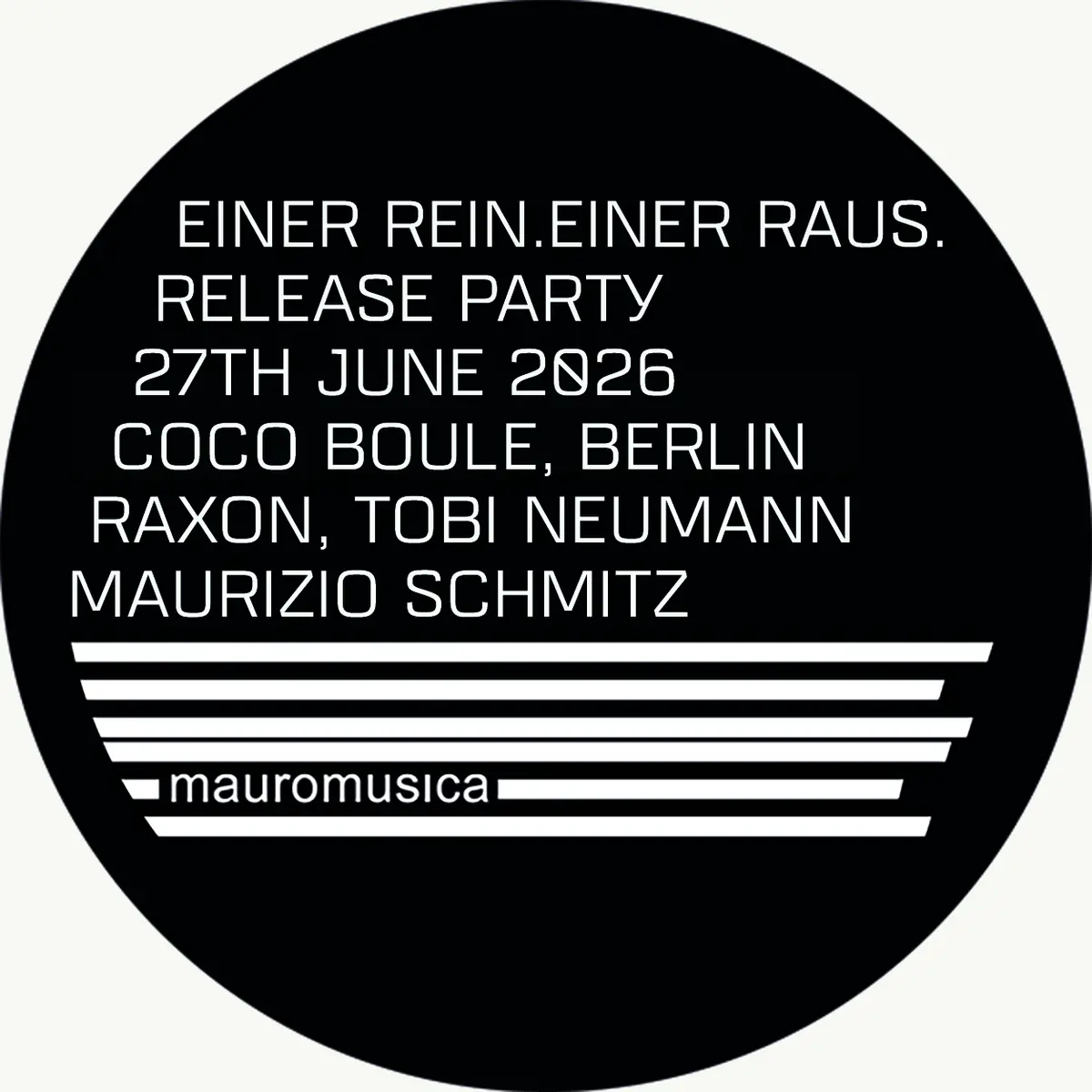 mauromusica RELEASE PARTY — Coco Boule, Berlín