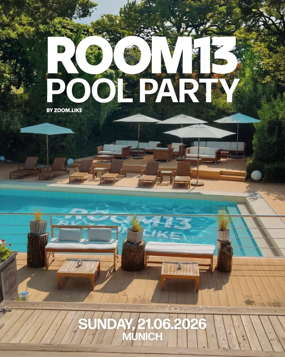ROOM13 Pool Party — Scheck Club, Мюнхен