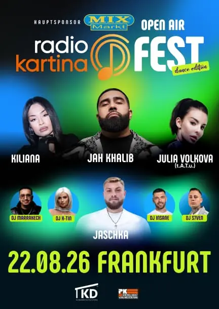 Radio Kartina Fest in Frankfurt am Main — Jahrhunderthalle - Sommerwiese, Frankfurt
