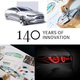 Design, das bewegt. Seit 140 Jahren. - Ein Vortrag über die Evolution des Mercedes-Benz Designs — Mercedes-Benz Kundencenter Rastatt, Rastatt