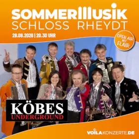 KÖBES UNDERGROUND - COMEDY ROCK Z KOLONII — Schloss Rheydt, Mönchengladbach