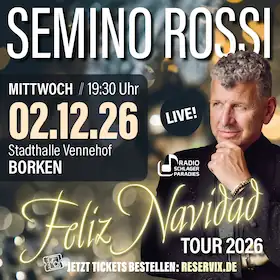Semino Rossi - Weihnachtskonzert - Feliz Navidad Tour 2026