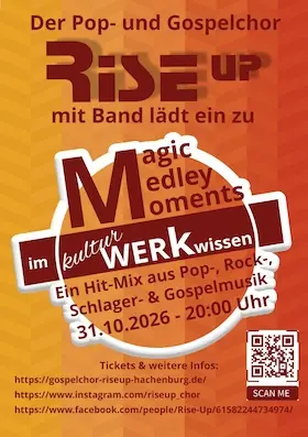 Magic Medley Moments - mieszanka hitów pop, rock, schlager i gospel — kulturWERKwissen, Wissen