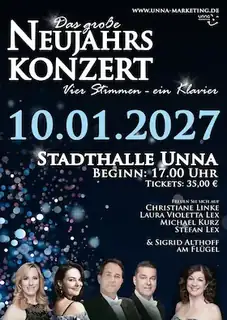 Das große Neujahrskonzert - Vier Stimmen - ein Klavier