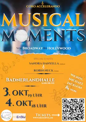 Musical Moments - von Broadway bis Hollywood — Badnerlandhalle Karlsruhe, Karlsruhe