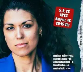 Jazzfieber featuring Mariam Lazizi — APEX, Göttingen