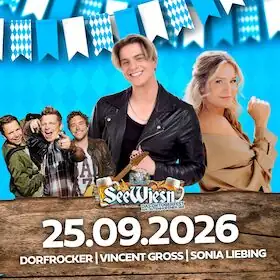 See Wiesn 2026 - Октоберфест на озере Дутенхофенер Зее с Винсентом Гроссом, die Dorfrocker и Соней Либинг