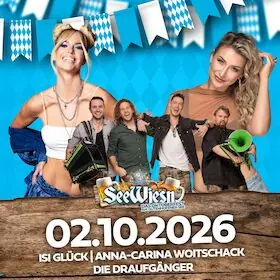 See Wiesn 2026 - Das Oktoberfest am Dutenhofener See mit Isi Glück, Die Draufgänger und Anna Carina Woitschak — Dutenhofener See, Wetzlar