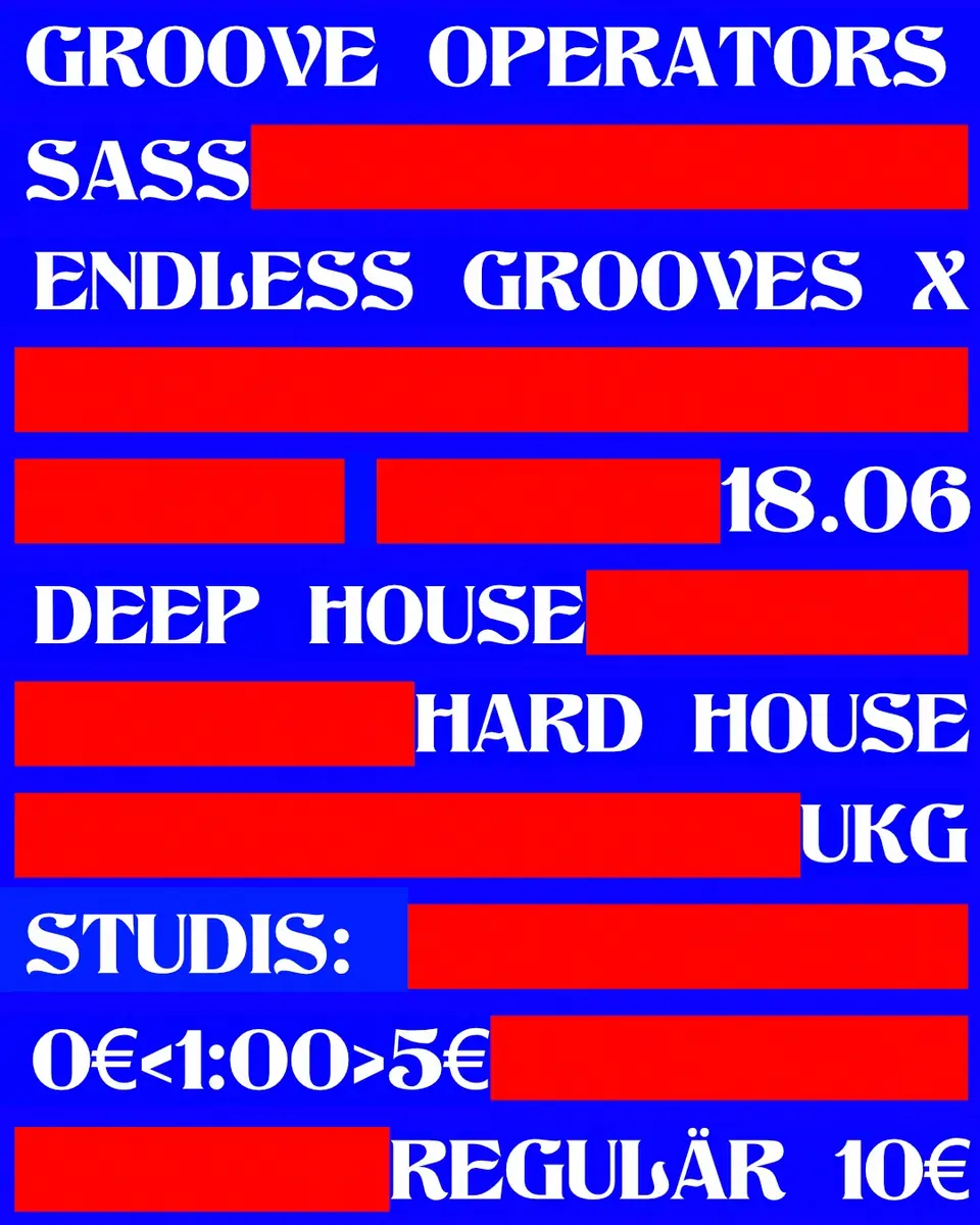 Endless Grooves X — SASS Music Club, Vienna