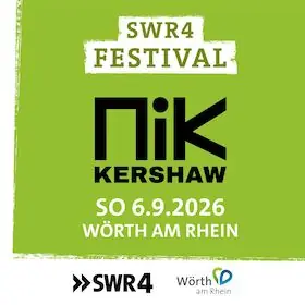 SWR4 Concert with Nik Kershaw — Festhalle Wörth, Wörth am Rhein