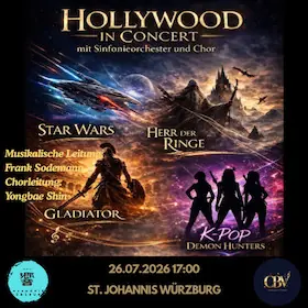 Hollywood in Concert se symfonickým orchestrem a sborem — St. Johannis-Kirche Würzburg, Würzburg