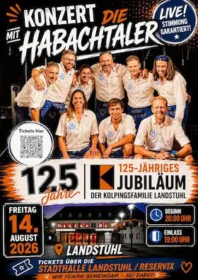 125 Years of Kolpingsfamilie Landstuhl - Anniversary Event with Habachtaler — Stadthalle Landstuhl, Landstuhl