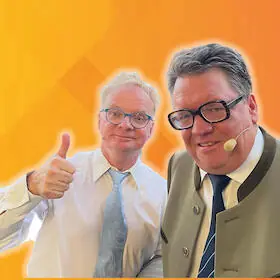 Uwe Steimle a Helmut Schleich - MIR san MIR ...... a my taky — Parkbühne Fürstenwalde, Fürstenwalde