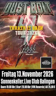 Dust Bolt - Thrash is Back Tour 2026