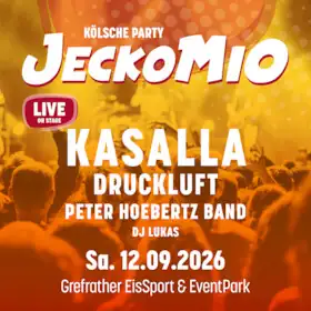 Jeckomio - Kölsche Party z Kasalla, Druckluft, Peter Hoebertz Band