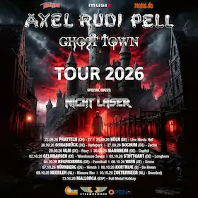 AXEL RUDI PELL - Ghost Town European Tour 2026 у Warehouse Seven