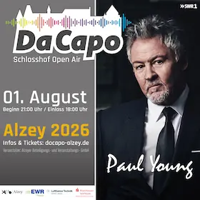 Da Capo 2026 - Paul Young — Schloss Alzey, Alzey