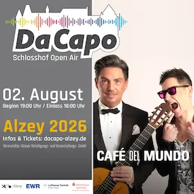 Da Capo 2026 - Café del Mundo - GuitaRevolution — Schloss Alzey, Alzey