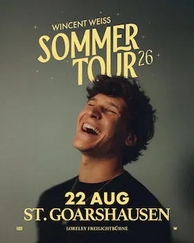 WINCENT WEISS - Sommertour 2026 — Loreley Freilichtbühne, St. Goarshausen