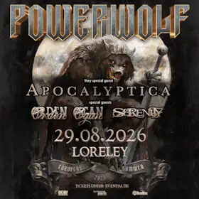 POWERWOLF - European Summer 2026 - с Apocalyptica, Orden Ogan, Serenity