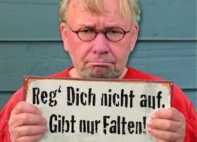 Bernd Stelter - "Reg' dich nicht auf. Gibt nur Falten!" — Auerbachhalle, Urbach