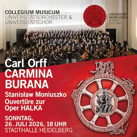 Univerzitní koncert - CARL ORFF, CARMINA BURANA — Konzerthaus Stadthalle Heidelberg, Heidelberg