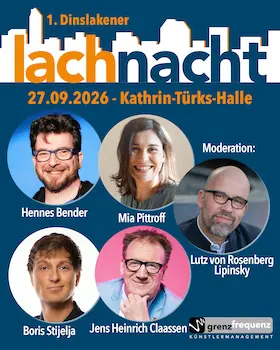 Lachnacht - 1. Dinslakener Lachnacht — Kathrin-Türks-Halle, Dinslaken