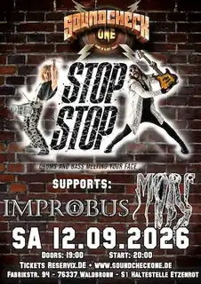 STOP STOP - Drums & Bass Melting Your Face + Support: Mojo Blizzard