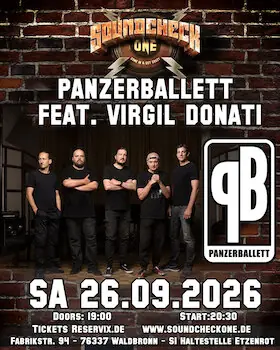 Panzerballett feat. Virgil Donati — Soundcheck One, Waldbronn