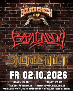 Pyracanda + Sacrosanct - Oldschool Metal spotyka Progressive Power