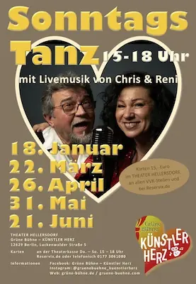 Танцевальные вечера в Theater Hellersdorf - Sonntagstanz — Grüne Bühne, Берлин