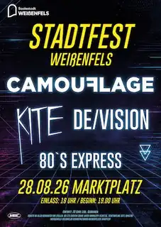 Synthie-Pop-Night na Stadtfest w Weißenfels