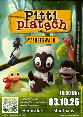 Pittiplatsch im Zauberwald — Stadthaus Hermsdorf, Hermsdorf