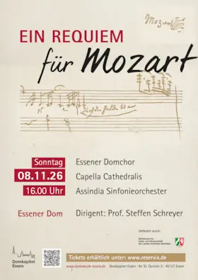 A Requiem for Mozart — Dom Essen, Essen