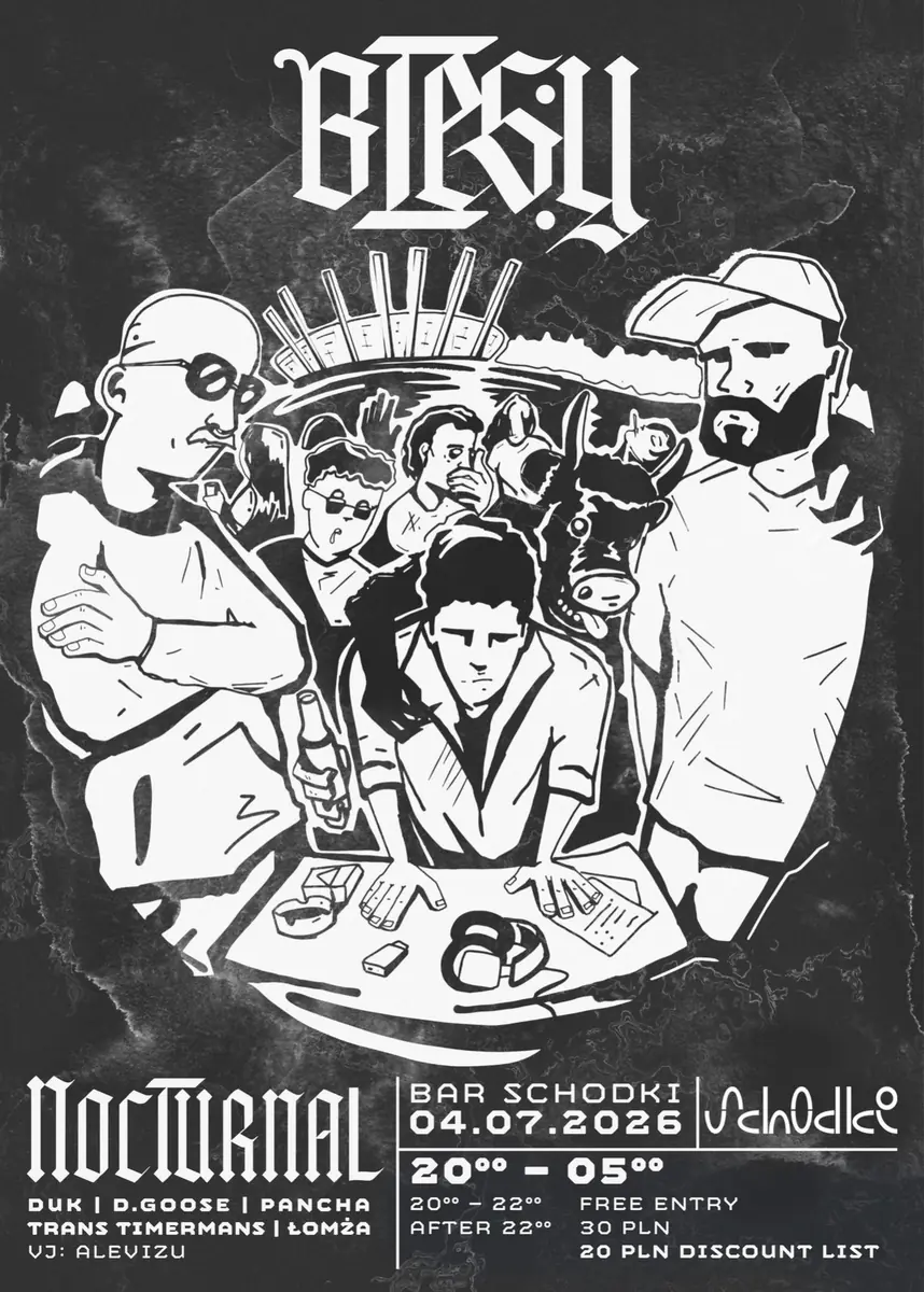 BIESY: NOCTURNAL — Schodki Bar, Варшава