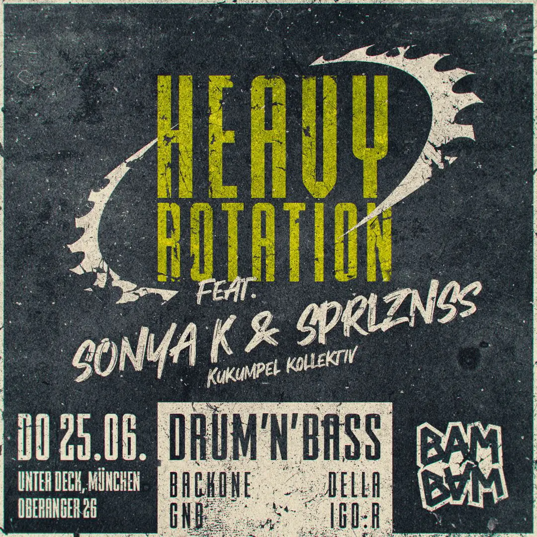 Heavy Rotation with Kukumpel Kollektiv — Unter Deck, Monachium