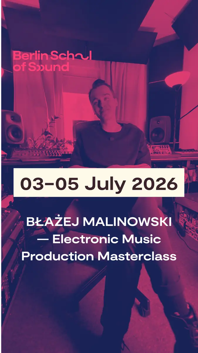 BŁAŻEJ MALINOWSKI - Masterclass produkcji muzyki elektronicznej — Acud Macht NEU, Berlin
