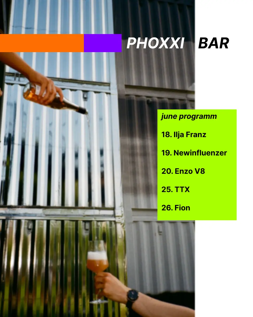 PHIXXI BAR w/ Fion — Phoxxi Green Area, Гамбург