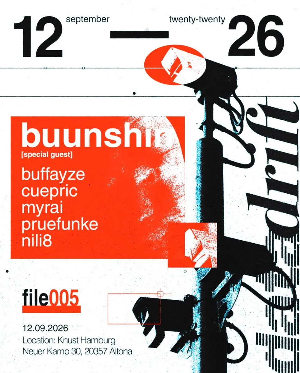 Datadrift FILE005: with Buunshin — Knust, Hamburg