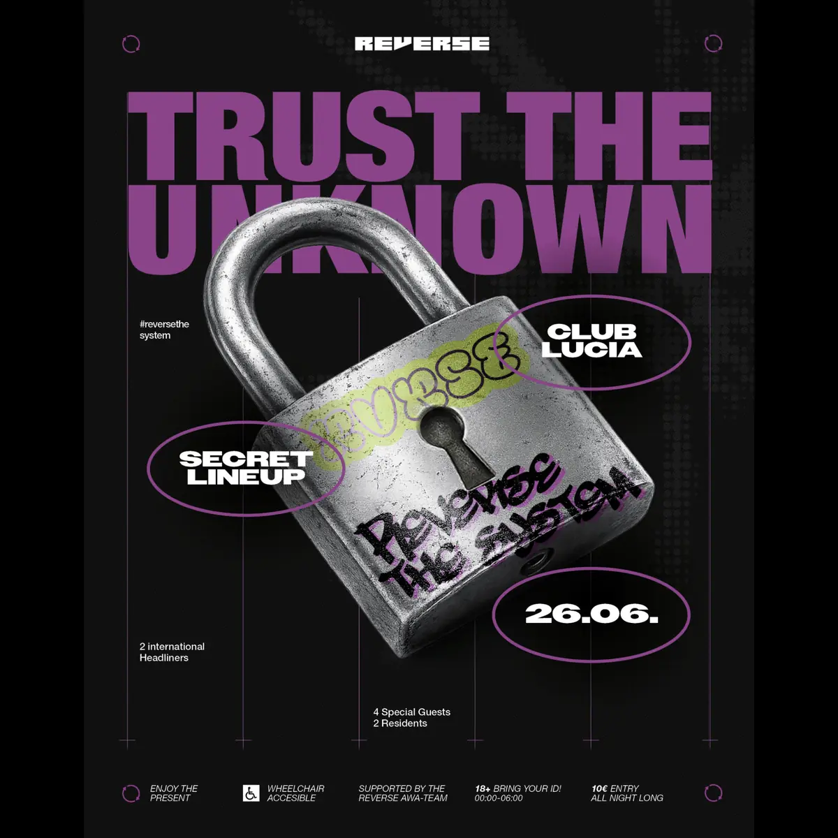 Trust the Unknown — Club Lucia, Vienna