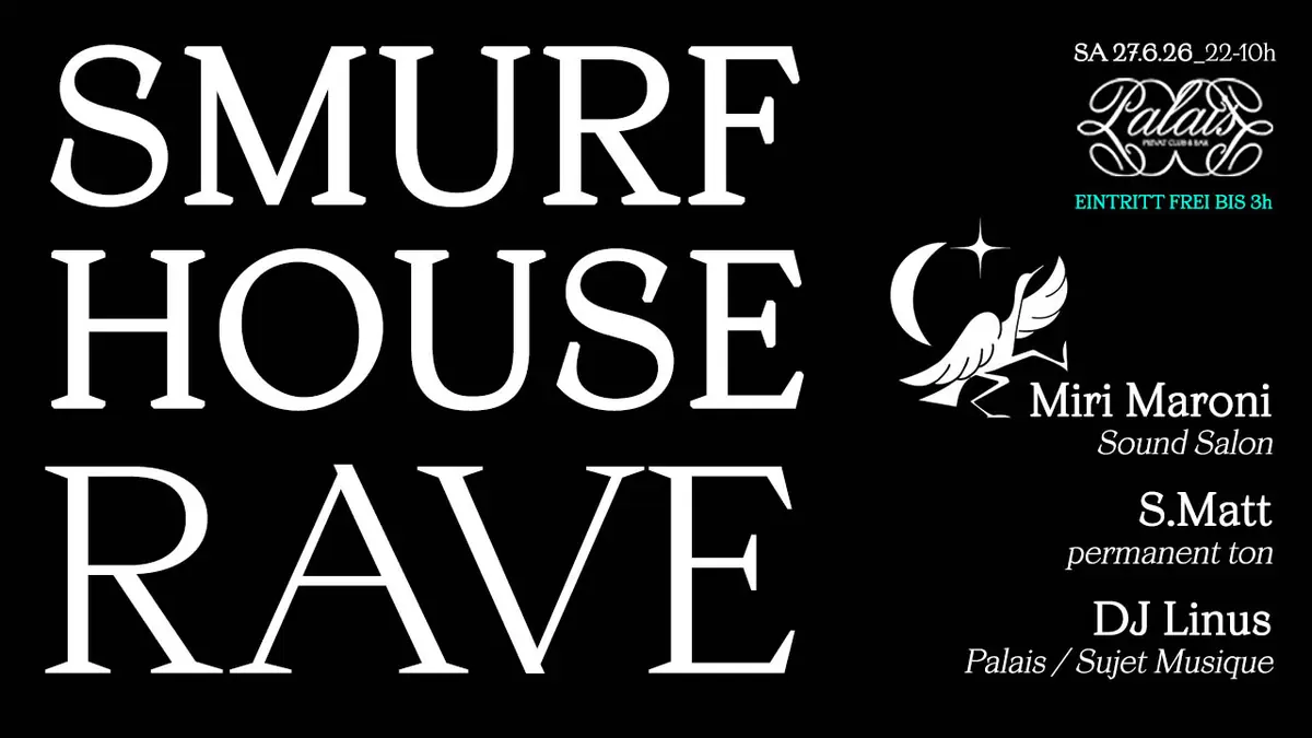 SMURF-HOUSE-RAVE — Palais, Monachium